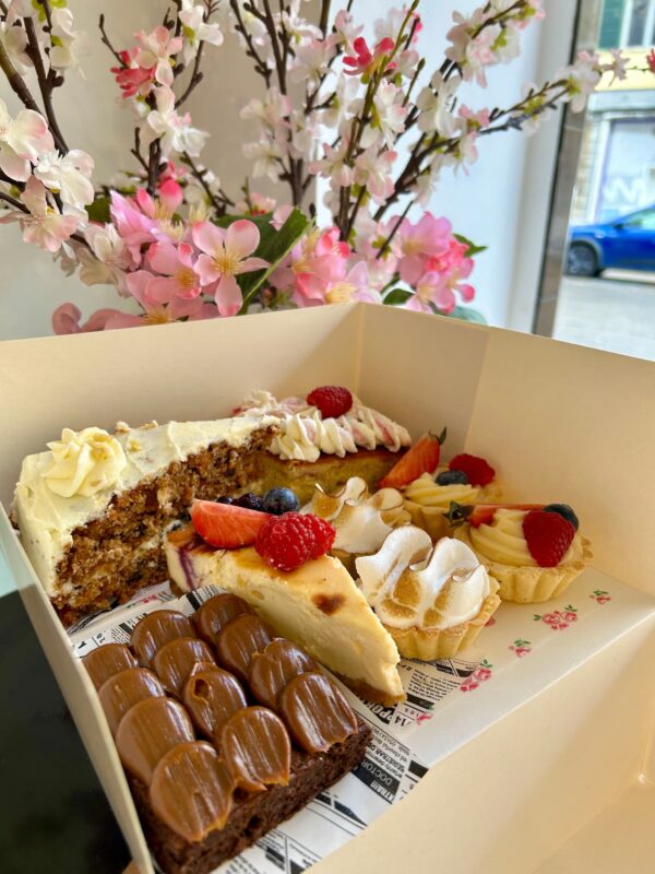 Box cakes para compartir